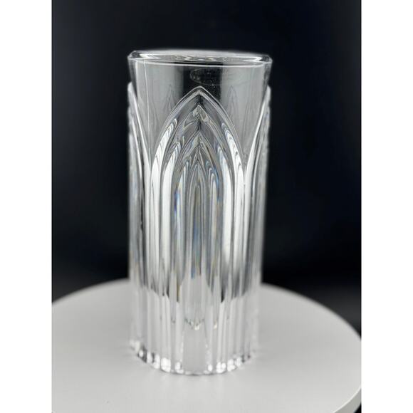Vintage 24% Lead Crystal Chimney Candle Shade - Picture 1 of 6